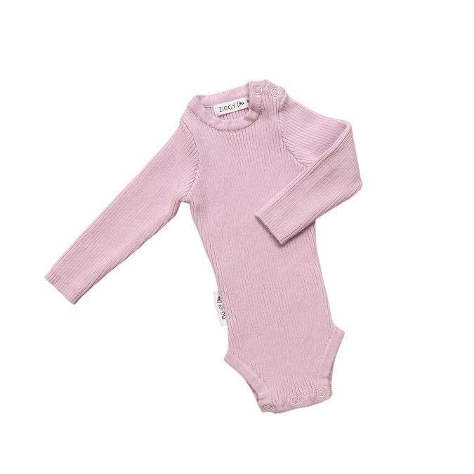 Ziggy Lou | Ribbed Bodysuit, Lilac