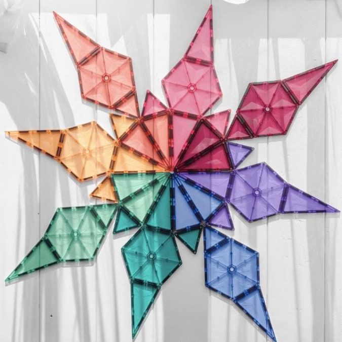 Connetix Magnetic Tiles | 202 Piece Pastel Mega Pack - Image 4