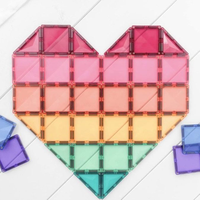 Connetix Magnetic Tiles | 202 Piece Pastel Mega Pack - Image 6
