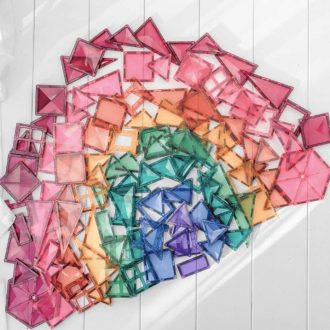 Connetix Magnetic Tiles | 202 Piece Pastel Mega Pack