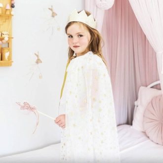 Alimrose | Tulle Star Cape, Ivory
