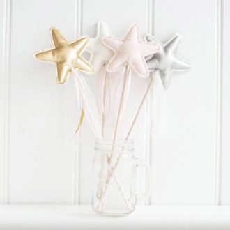 Alimrose | Amelie Star Wand, Pink Linen
