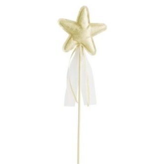 Alimrose | Amelie Star Wand, Gold Linen