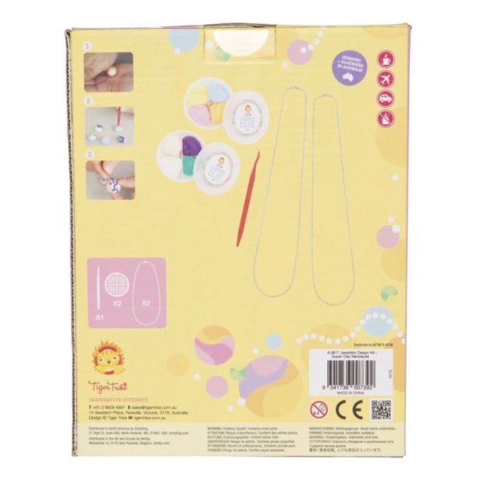 Tiger Tribe | Jewellery Design Kit, Super Clay Necklaces - Image 2
