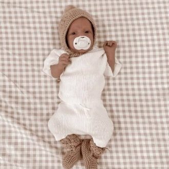Little B's Nursery | Ribbed T-Shirt Set , Milk