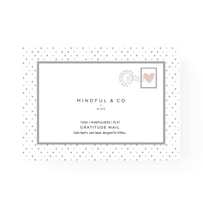 Mindful and Co Kids | Gratitude Mail