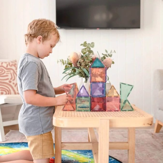 Connetix Magnetic Tiles | 64 Piece Pastel Starter Pack - Image 6