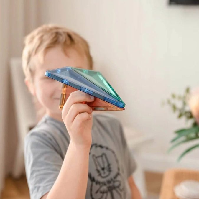 Connetix Magnetic Tiles | 64 Piece Pastel Starter Pack - Image 5