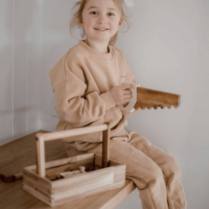 Qtoys | Natural Wooden Tool Set - Image 5