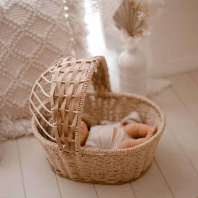 Qtoys | Jute Doll Cradle - Image 3