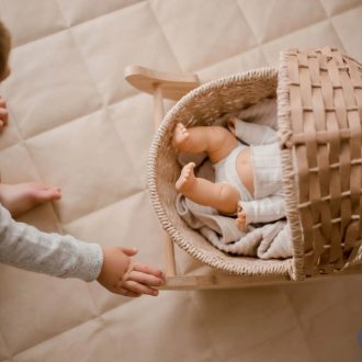 Qtoys | Jute Doll Cradle
