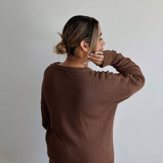 Ziggy Lou | Womens Jumper, Cocoa - Image 5