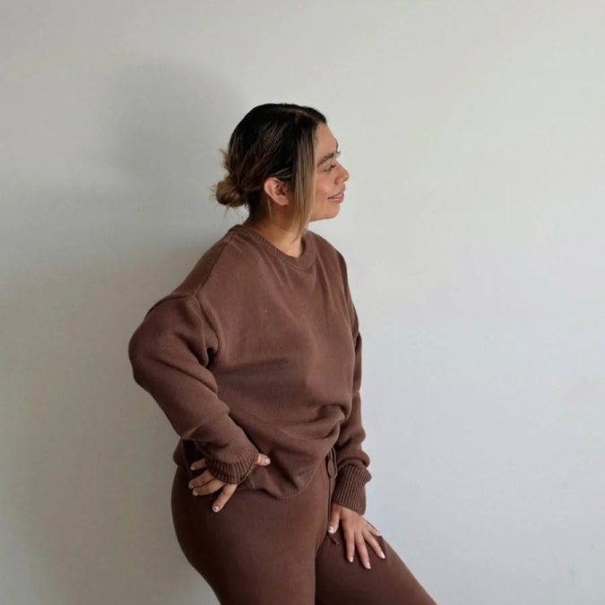 Ziggy Lou | Womens Jumper, Cocoa - Image 3