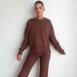 Ziggy Lou | Womens Jumper, Cocoa