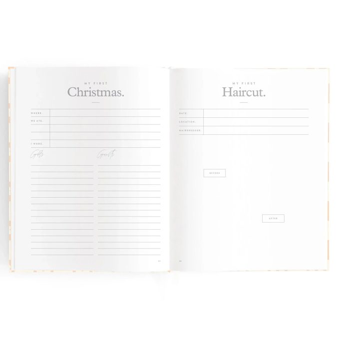 Fox & Fallow | Baby Book, Blue Check - Image 5