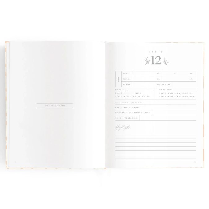 Fox & Fallow | Baby Book, Blue Check - Image 6
