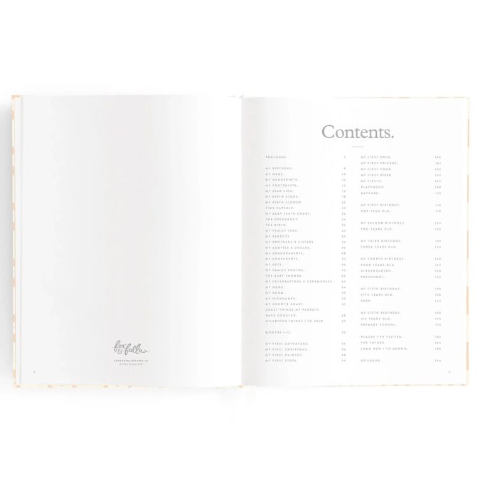 Fox & Fallow | Baby Book, Blue Check - Image 22