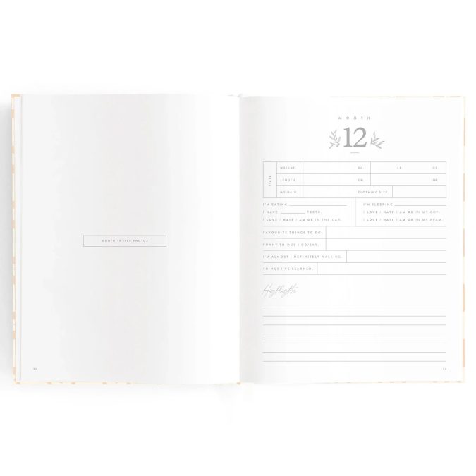 Fox & Fallow | Baby Book, Cloud Stripe - Image 8