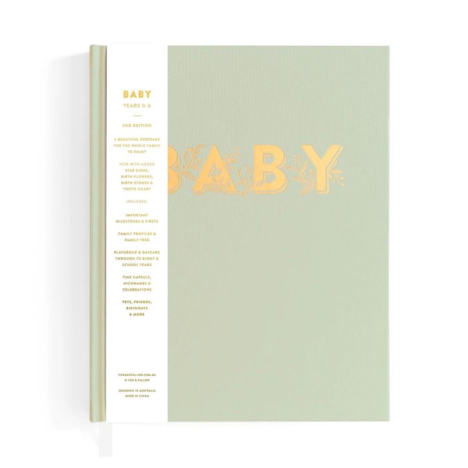 Fox & Fallow | Baby Book, Pistachio - Image 3
