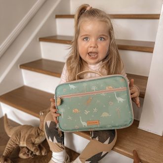 Fox & Fallow | Lunch Bag, Dinosaur (Large)