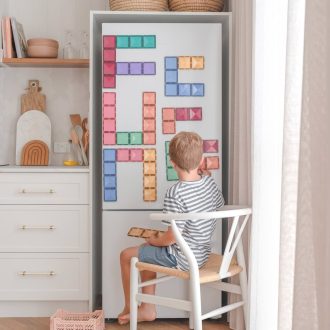 Connetix Magnetic Tiles | 24 Piece Pastel Rectangle Pack