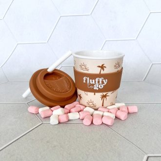 Fluffy To Go | Palm Tree Vibes Hot Choccy Cup