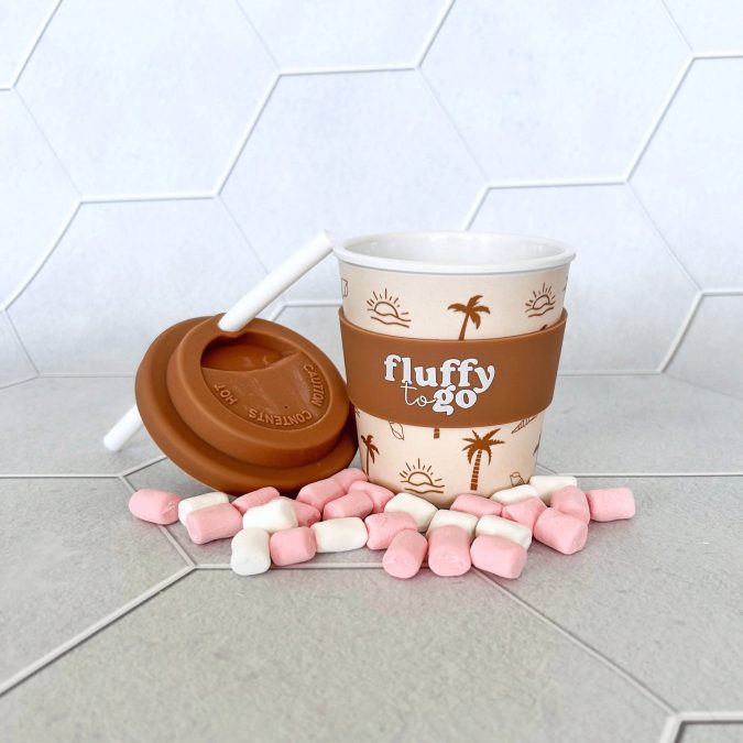 Fluffy To Go | Palm Tree Vibes Hot Choccy Cup - Image 2