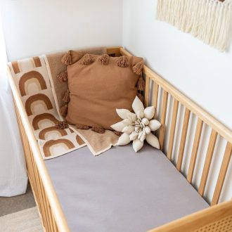 Kiin | Organic Cot Sheet, Lilac