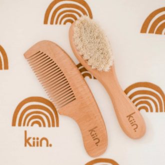 Kiin | Wooden Baby Brush + Comb Set