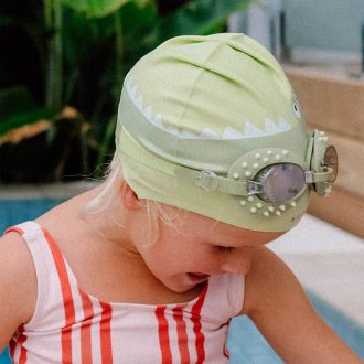 SUNNYLiFE  | Kids Swim Goggles, Cookie The Croc