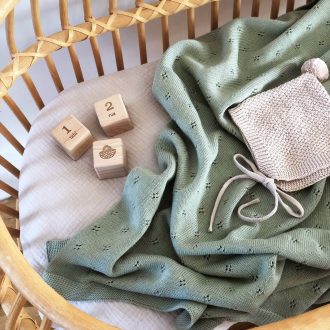 Over the Dandelions | Marley Organic Blanket, Thyme