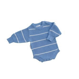 Ziggy Lou | Bubble Romper, River Stripe