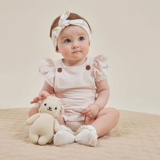 Aster & Oak | Chambray Playsuit, Pink