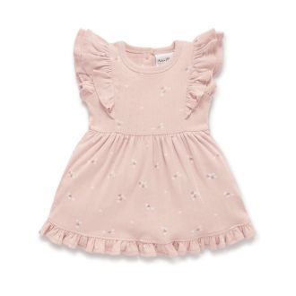Aster & Oak | Pointelle Ruffle Dress