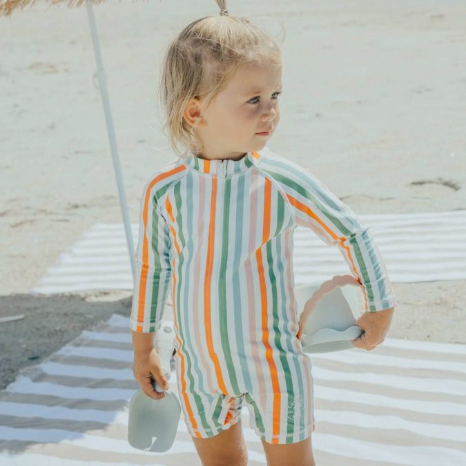 CRYWOLF | Long Sleeve Rash Suit, Summer Stripe - Image 2