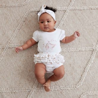 Aster & Oak | Short Sleeve Bodysuit, Blossom Print
