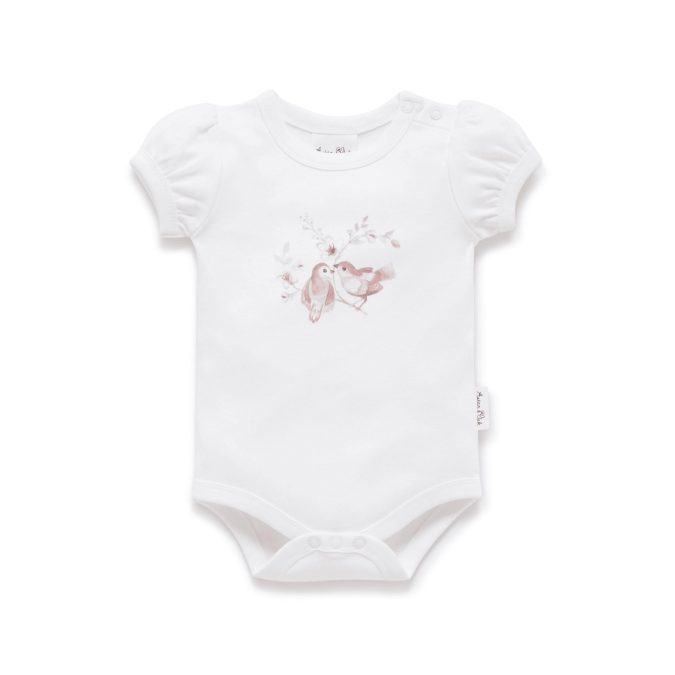Aster & Oak | Short Sleeve Bodysuit, Blossom Print
