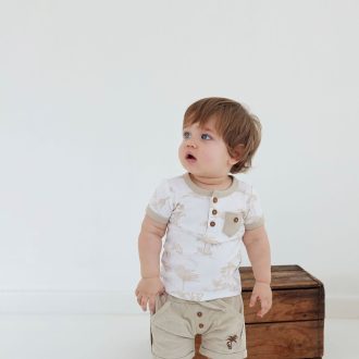 Aster & Oak | Cord Shorts, Sand