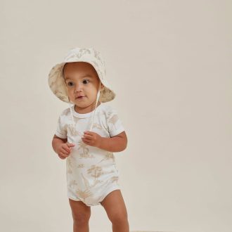 Aster & Oak | Short Sleeve Bodysuit, Jungle