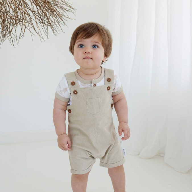 Aster & Oak | Cord Overalls, Sand - Image 3