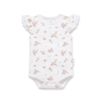 Aster & Oak | Short Sleeve Bodysuit, Blossom