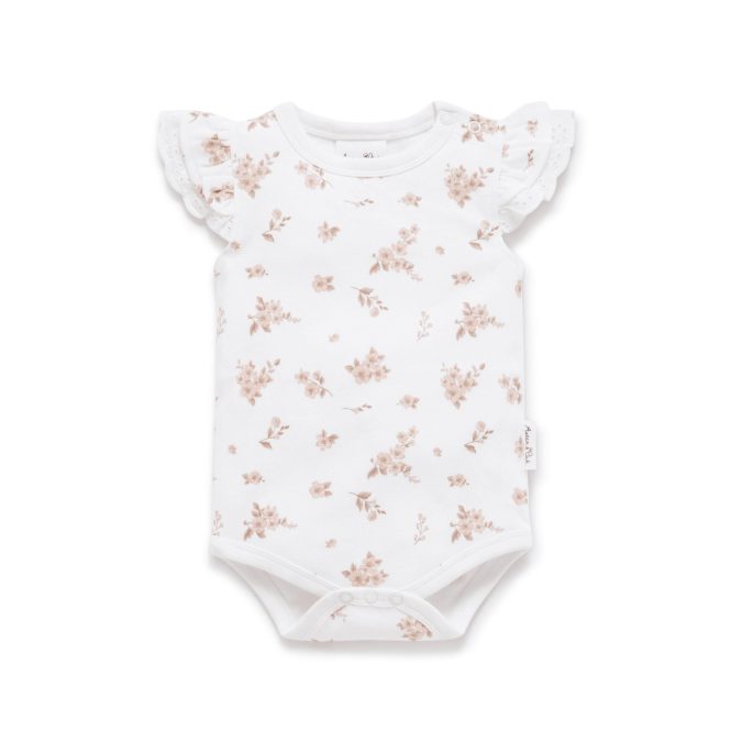 Aster & Oak | Short Sleeve Bodysuit, Blossom