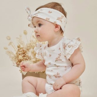 Aster & Oak | Short Sleeve Bodysuit, Blossom