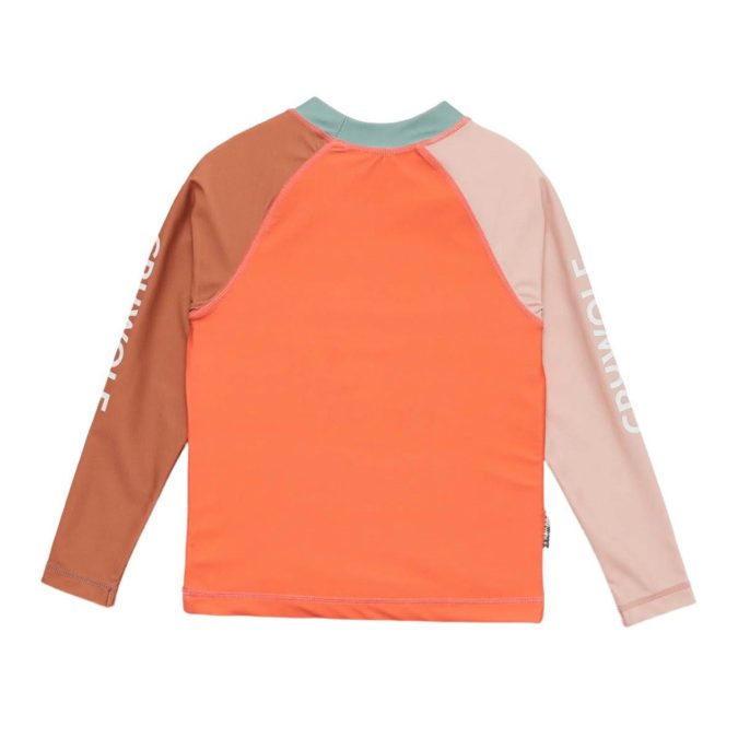 CRYWOLF | Long Sleeve Rash Vest, Sunset Colour Block - Image 3
