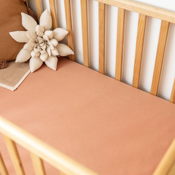 Kiin | Organic Cot Sheet, Blush - Image 2