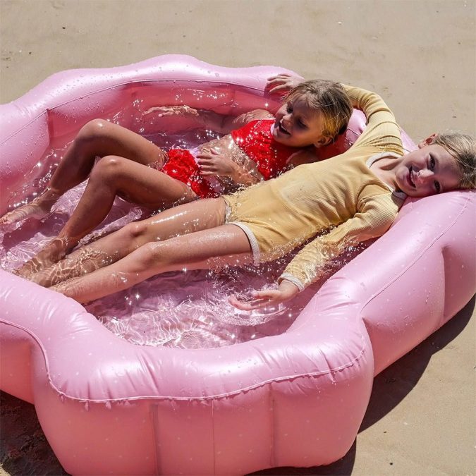 SUNNYLiFE | Inflatable Backyard Pool, Ocean Treasure Rose - Image 2