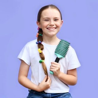 No Nasties | Detangler Brush, Aqua