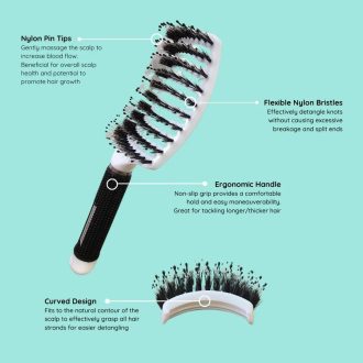 No Nasties | Detangler Brush, Blue