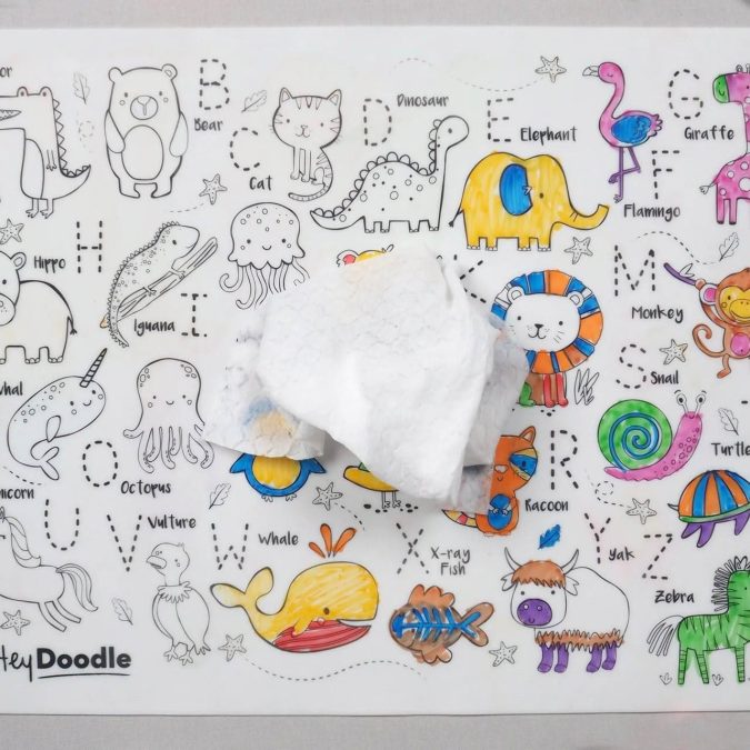 HeyDoodle | Reusable Colouring Mat, Into the Wild (Large) - Image 5