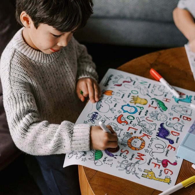 HeyDoodle | Reusable Colouring Mat, Into the Wild (Large) - Image 4